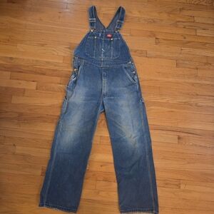 Dickies Blue Denim Overalls